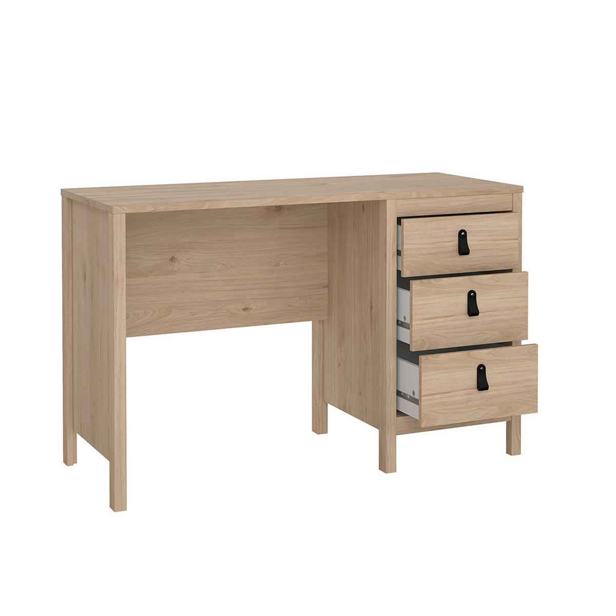 SCHREIBTISCH, Madrid, Eiche, Holzwerkstoff, 121 x 48 x 77 cm - Eichefarben, Holzwerkstoff (48/121/77cm) - ebuy24