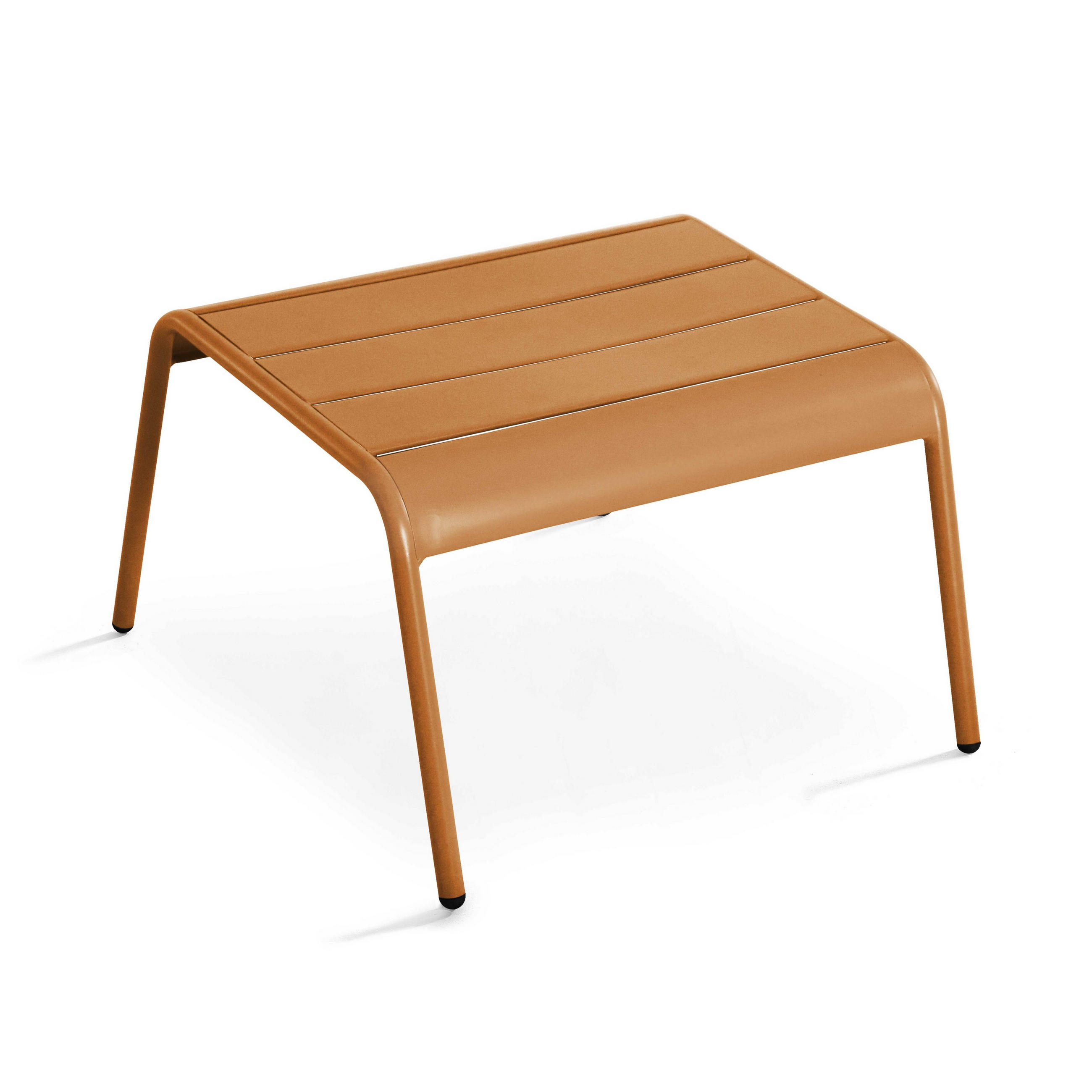 GARTENHOCKER, Karamell - Braun, Metall (44/30/40cm) - Oviala