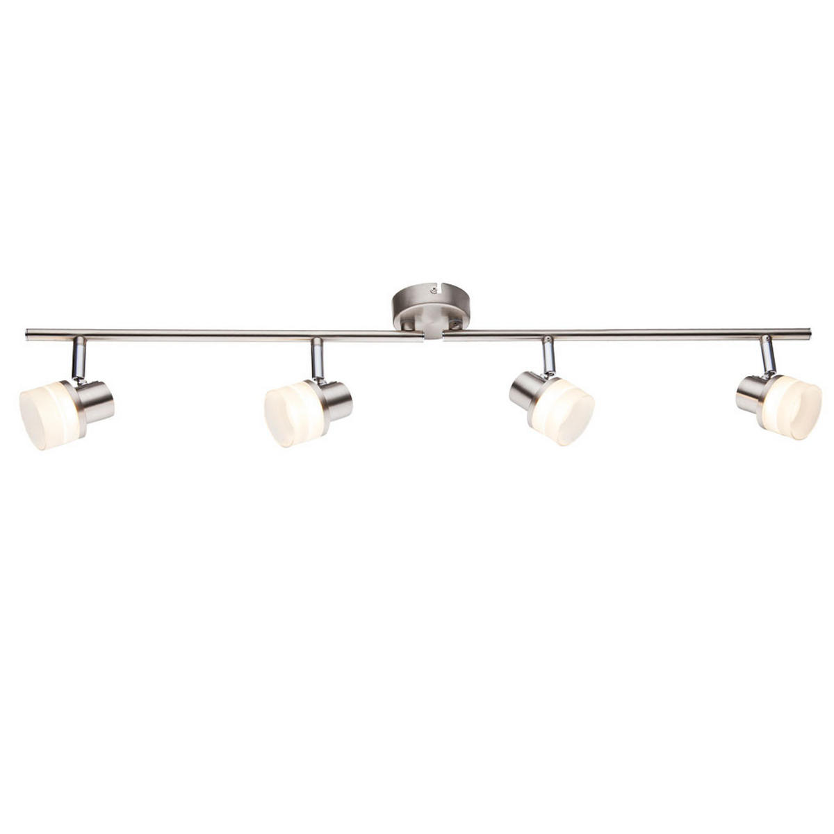 LED DECKENLEUCHTE FRISO Silber Chrom - Silberfarben, Metall (80/8/13.9cm) - Globo Lighting