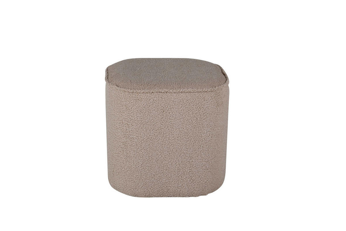POUF beige - Beige, Holzwerkstoff (44/41/44cm) - ebuy24