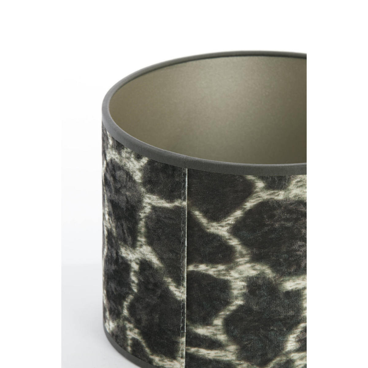 LAMPENSCHIRM Mosa Braun Ø20/15 cm - Braun, Textil (20/20/15cm) - Light & Living