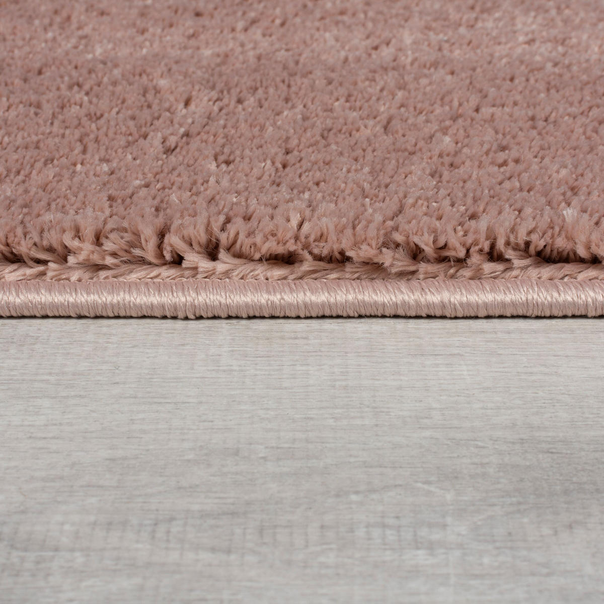 TEPPICH samtweich Uni-Muster 100% recycelt umweltfreundlich TUMMEL, Rosa 120x170 cm - Rosa, Textil (120/170cm) - KADIMA DESIGN