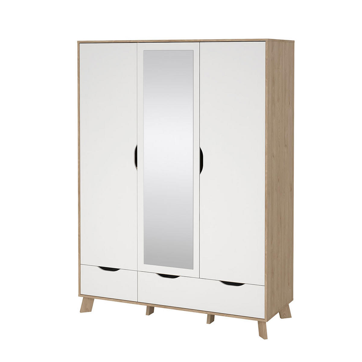 KLEIDERSCHRANK, Ikast, Eiche, Holzwerkstoff, 1498 x 59 x 201 cm - Eichefarben, Holzwerkstoff (1498/201/59cm) - ebuy24