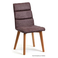 ESSZIMMERSTUHL (4er-Set) Darell 47x92x60 Eiche geölt/Braun - Eichefarben/Braun, Kunststoff (60/92/47cm) - 58aufmkessel