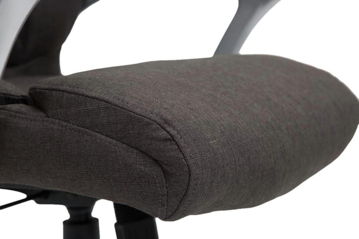 BÜROSTUHL Texum 2, Stoff Dunkelgrau - Dunkelgrau, Kunststoff/Textil (65/119/73cm) - TPFLiving