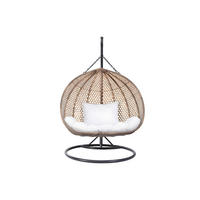 HÄNGESESSEL - 2 Personen - Harz - Beige - - Beige, Kunststoff (130/195/106cm) - Vente-Unique