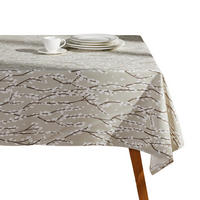 TISCHDECKE Veriba - Beige, Textil (180/130/1cm) - home&you