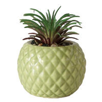 KÜNSTLICHER SUKKULENT Maluha 10,5 cm - Grün, Keramik (10.5cm) - Boltze Home