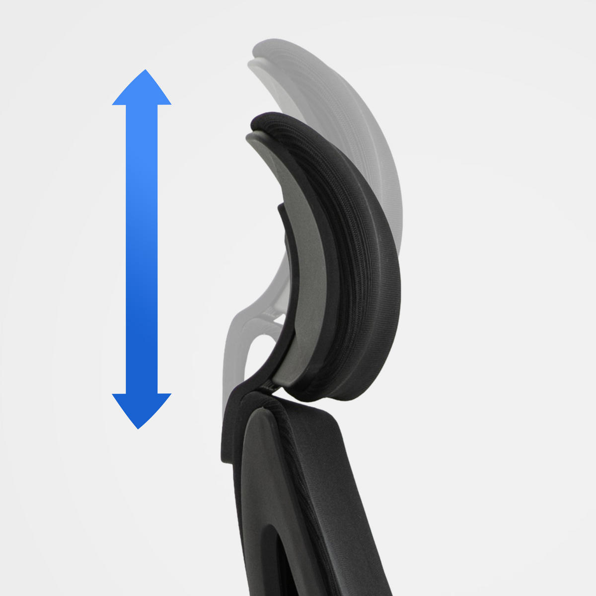 BÜROSTUHL Strix schwarz - Chromfarben/Schwarz, Kunststoff/Metall (62.5/128/61cm) - TPFLiving