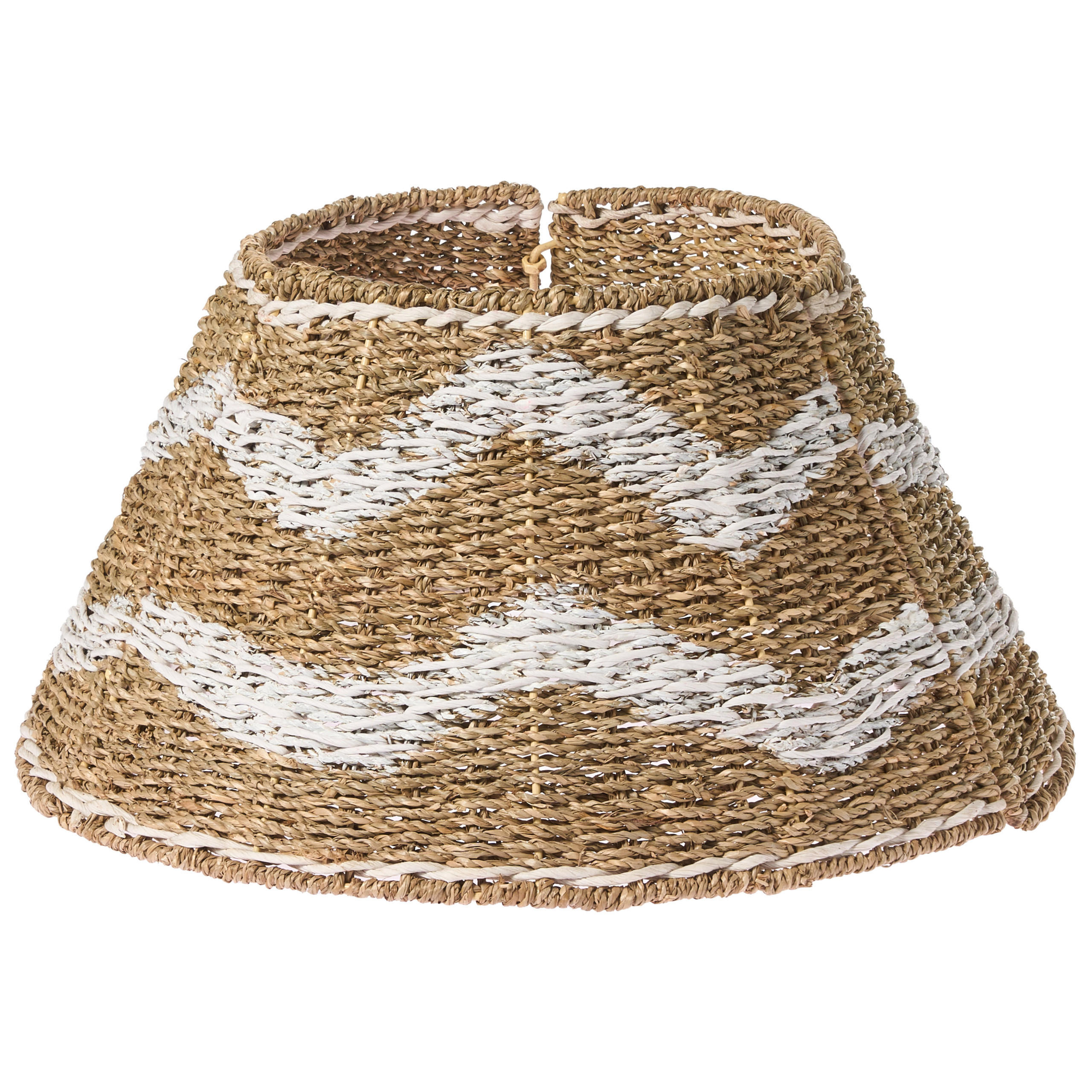 WEIHNACHTSBAUMKRAGEN 24 cm Naturfarben Hiver - Naturfarben, Naturmaterialen (24cm) - Beliani