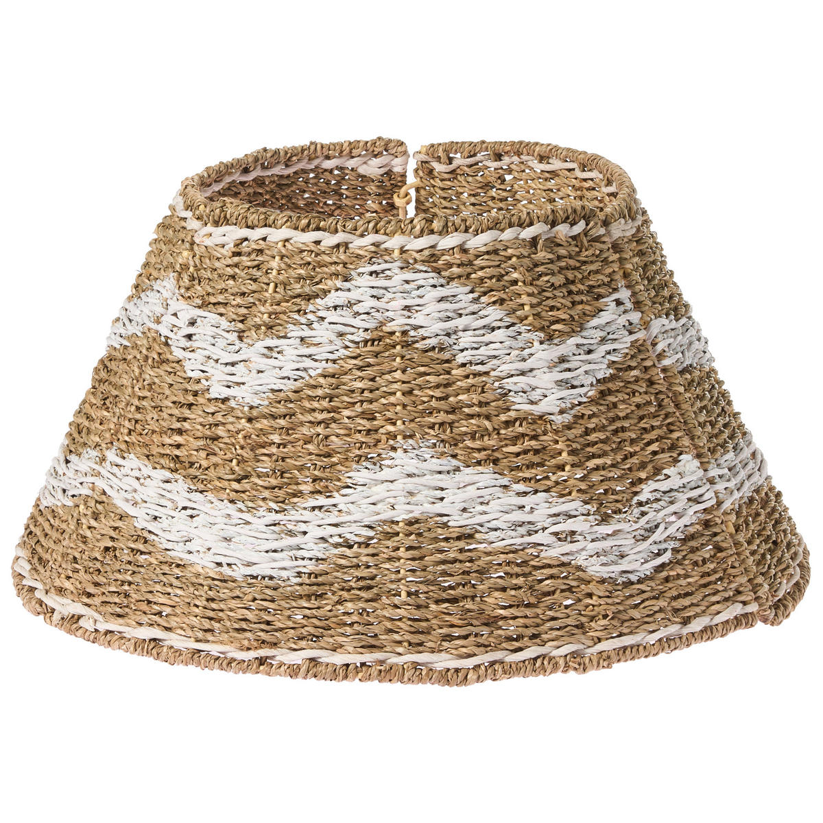 WEIHNACHTSBAUMKRAGEN 24 cm Naturfarben Hiver - Naturfarben, Naturmaterialen (24cm) - Beliani