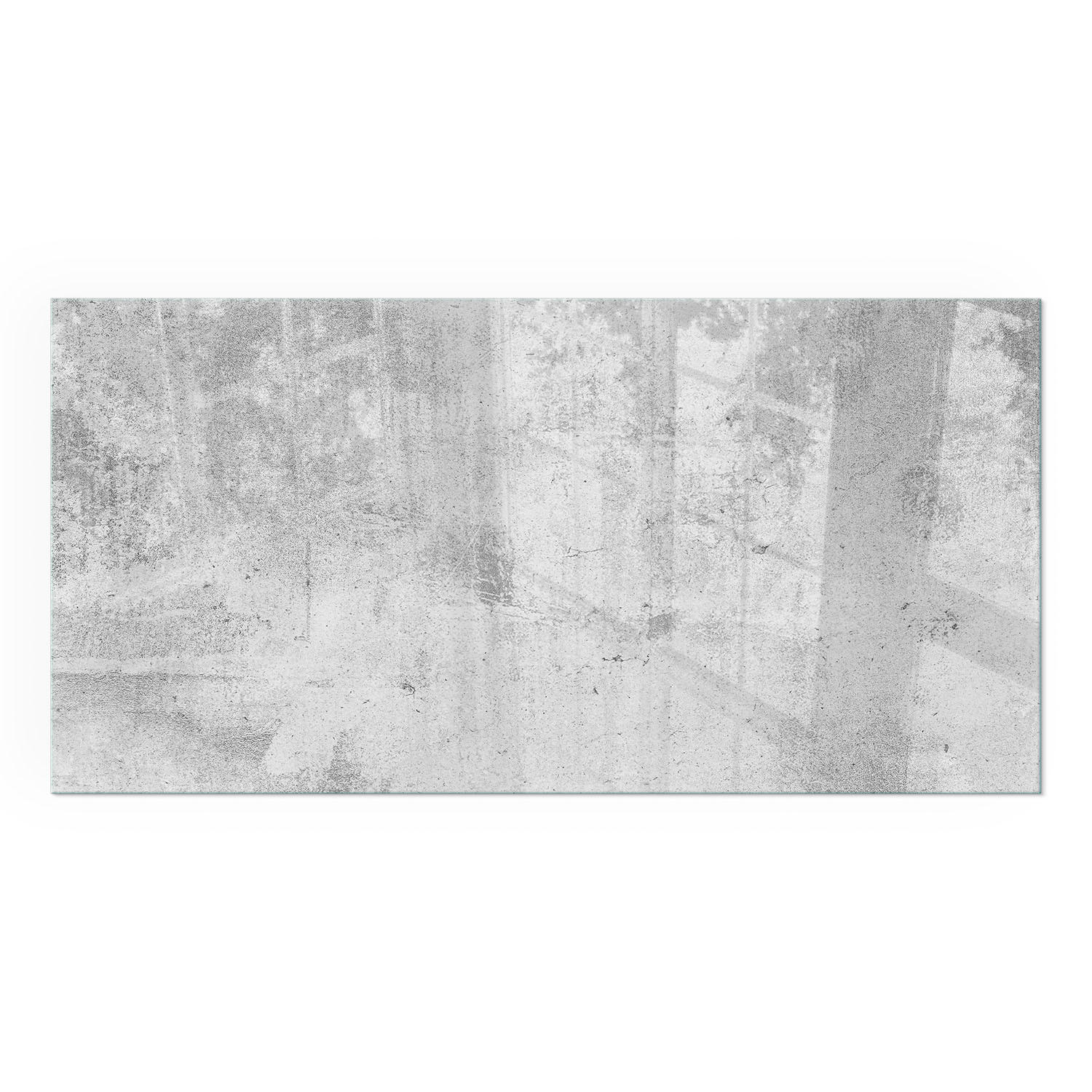 GLASPLATTE für Kamin 140x70 cm - Grau, Glas (140/70/0.4cm) - TULUP