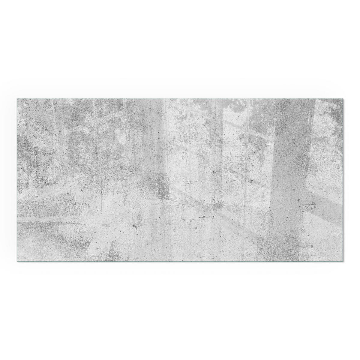 GLASPLATTE für Kamin 140x70 cm - Grau, Glas (140/70/0.4cm) - TULUP