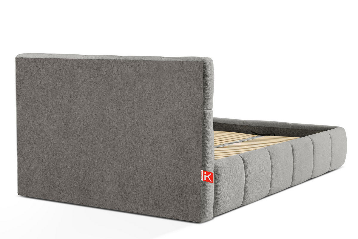 POLSTERBETT ALTOS, grau - Grau, Holz/Holzwerkstoff (140/200cm) - KONSIMO®