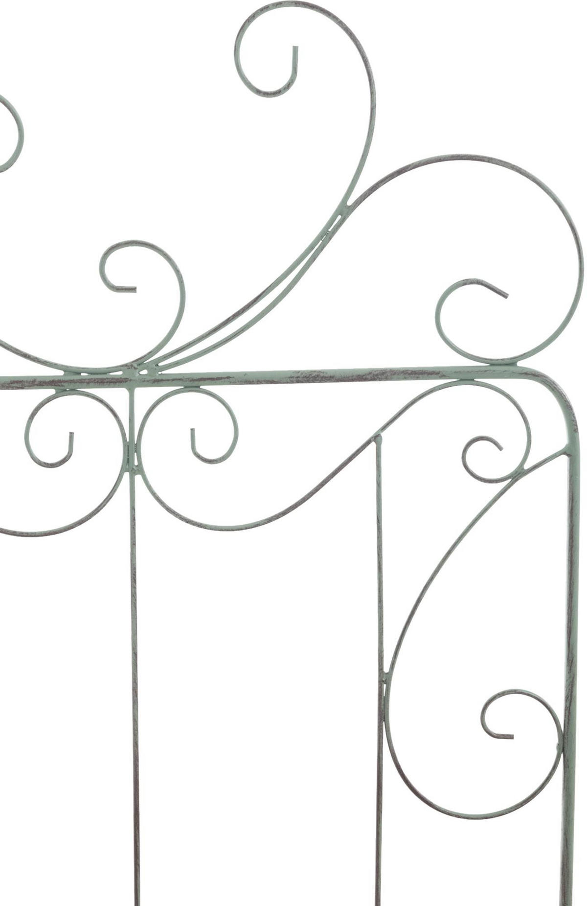 RANKGITTER Joris 99x2x133cm Metall Antik-Grün Rankhilfe - Grün, Metall (99/133/2cm) - DELUKE