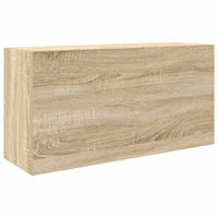 BAD-WANDSCHRANK Sonoma-Eiche 80/25/40 Cm Holzwerkstoff - Hellbraun, Holzwerkstoff (25/40/80cm) - vidaXL