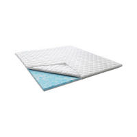 TOPPER SENCE-ICE GEL SCHAUM SOLO Weiß - Weiß, Textil (180/200cm) - KAWOLA