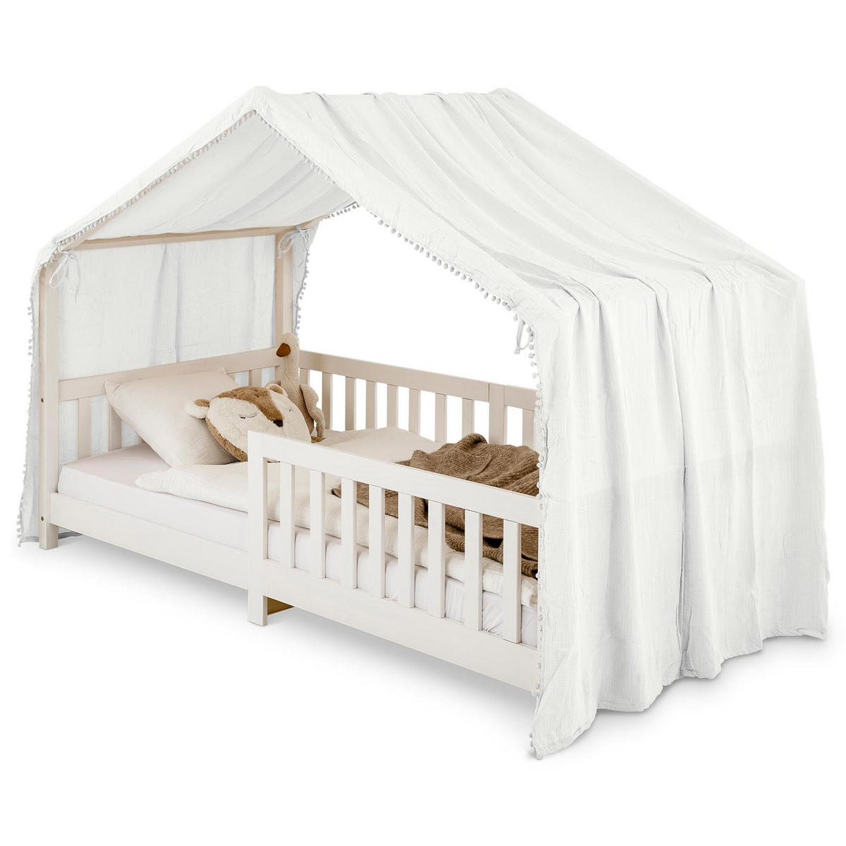 BETTHIMMEL FÜR HAUSBETT LIAN weiß - Weiß, Textil - IDIMEX