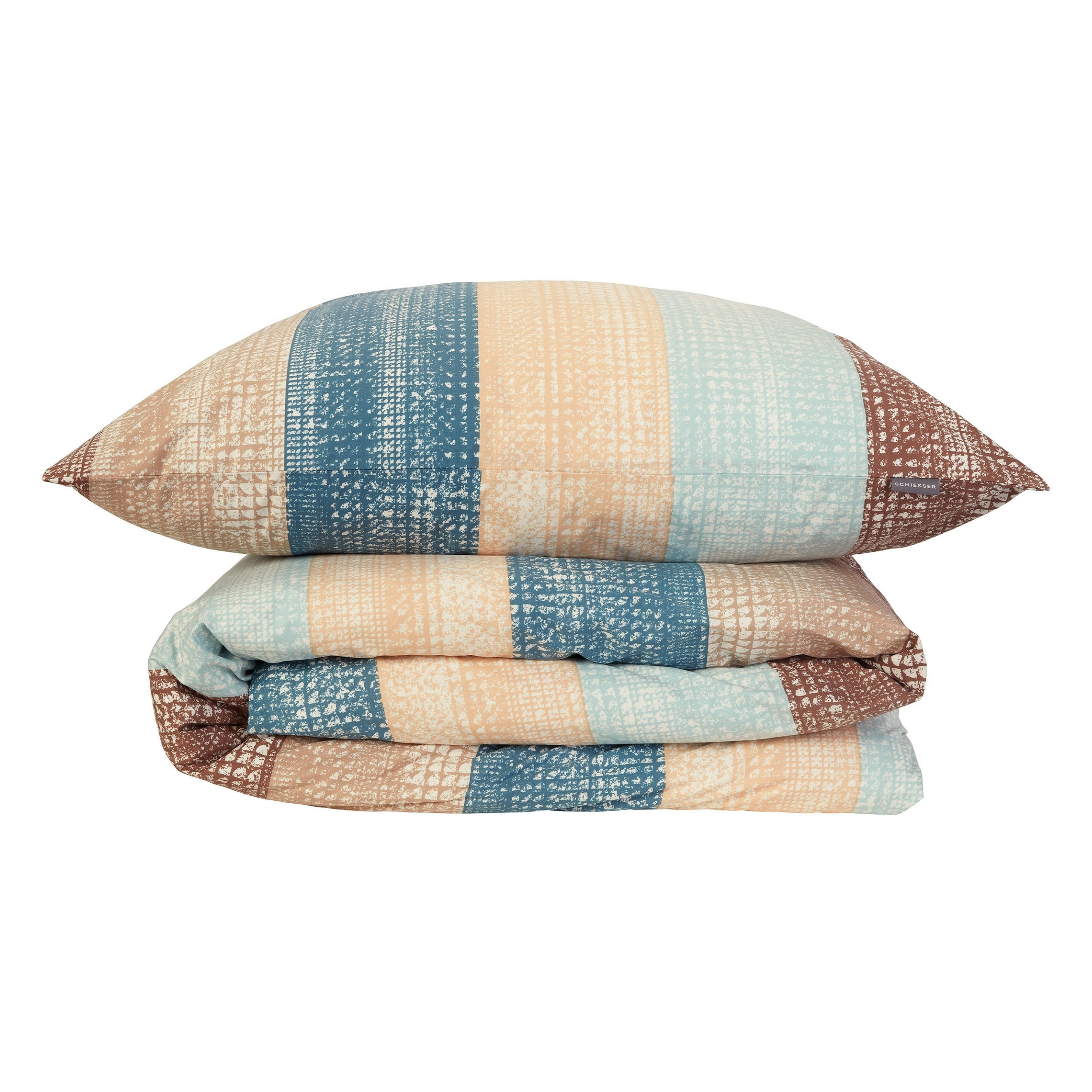 BETTWÄSCHESET Emilia - Renforcé - 2-teilig - 155 x 220 cm - Petrol - Petrol, Textil (155/220cm) - SCHIESSER