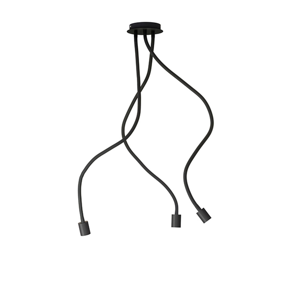 PENDELLEUCHTE LOYD E27 III Schwarz 45 W - Schwarz, Metall (13/13/109cm) - Rendl