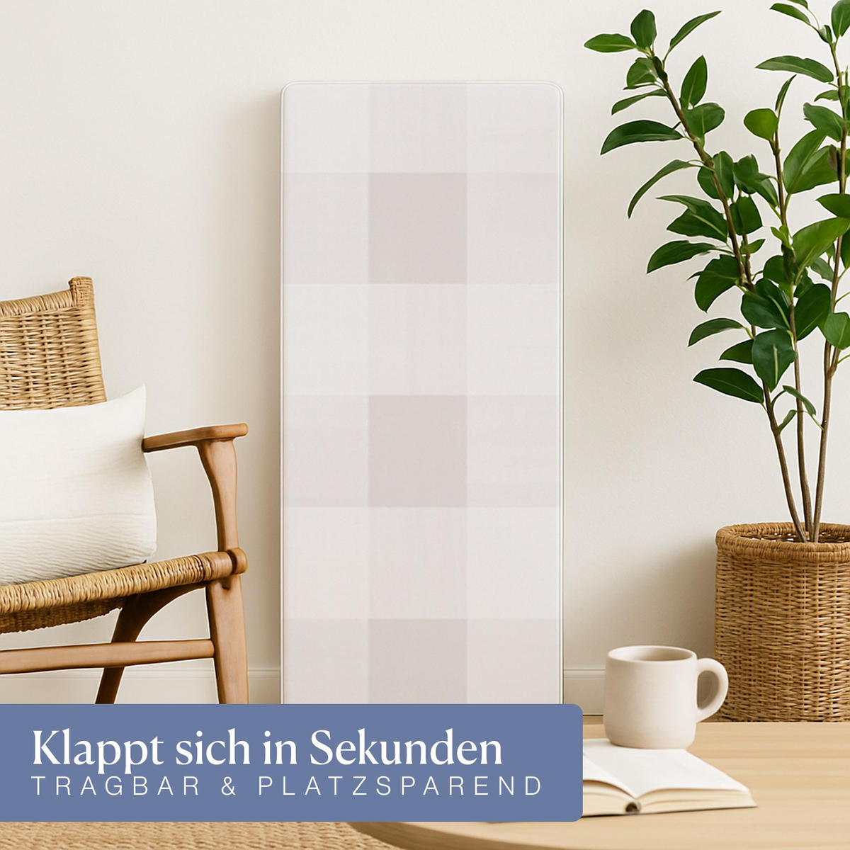 SPIELMATTE Arden Dove Beige 122 × 183 - Beige, Kunststoff (183/183cm)