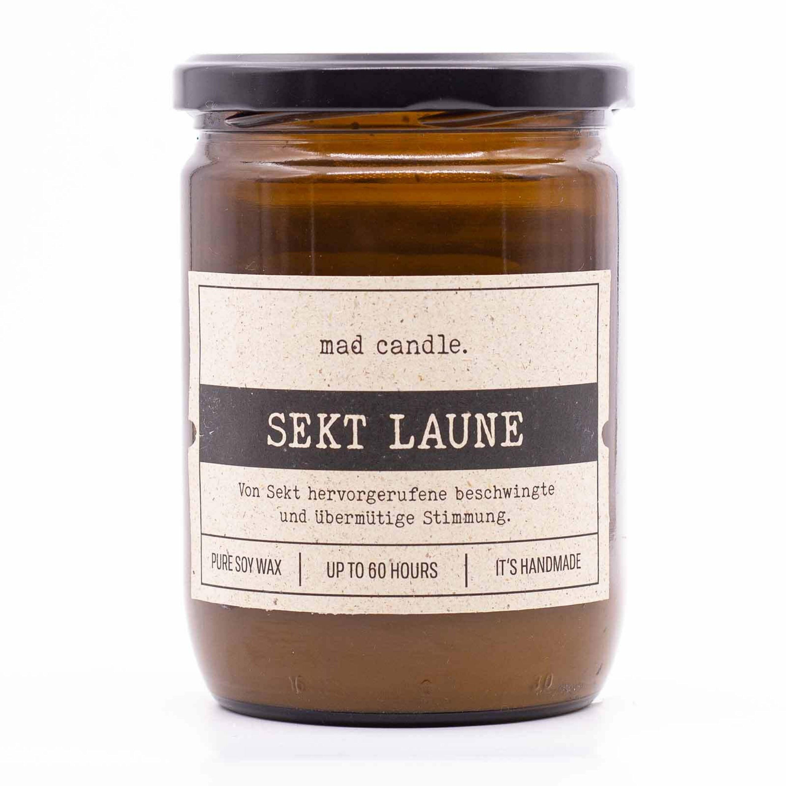 DUFTKERZE MadCandle - Multicolor, Naturmaterialien/Glas (12cm)