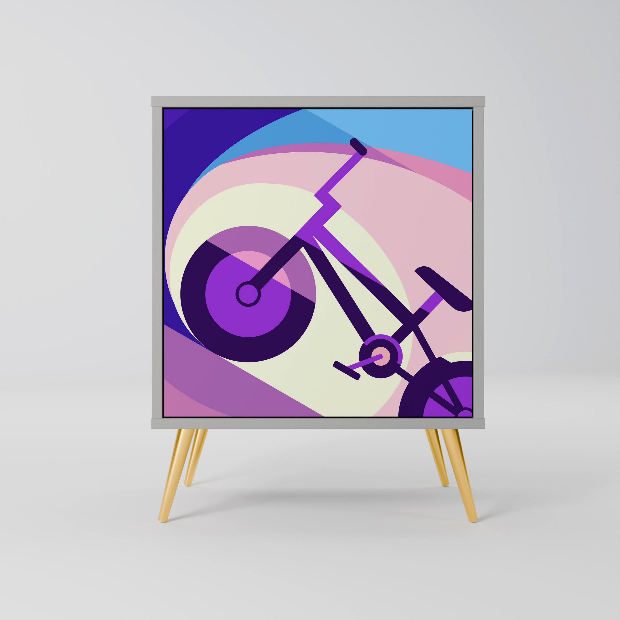 SpaceRebels Sideboard Grau 57.5x75.5x42 cm