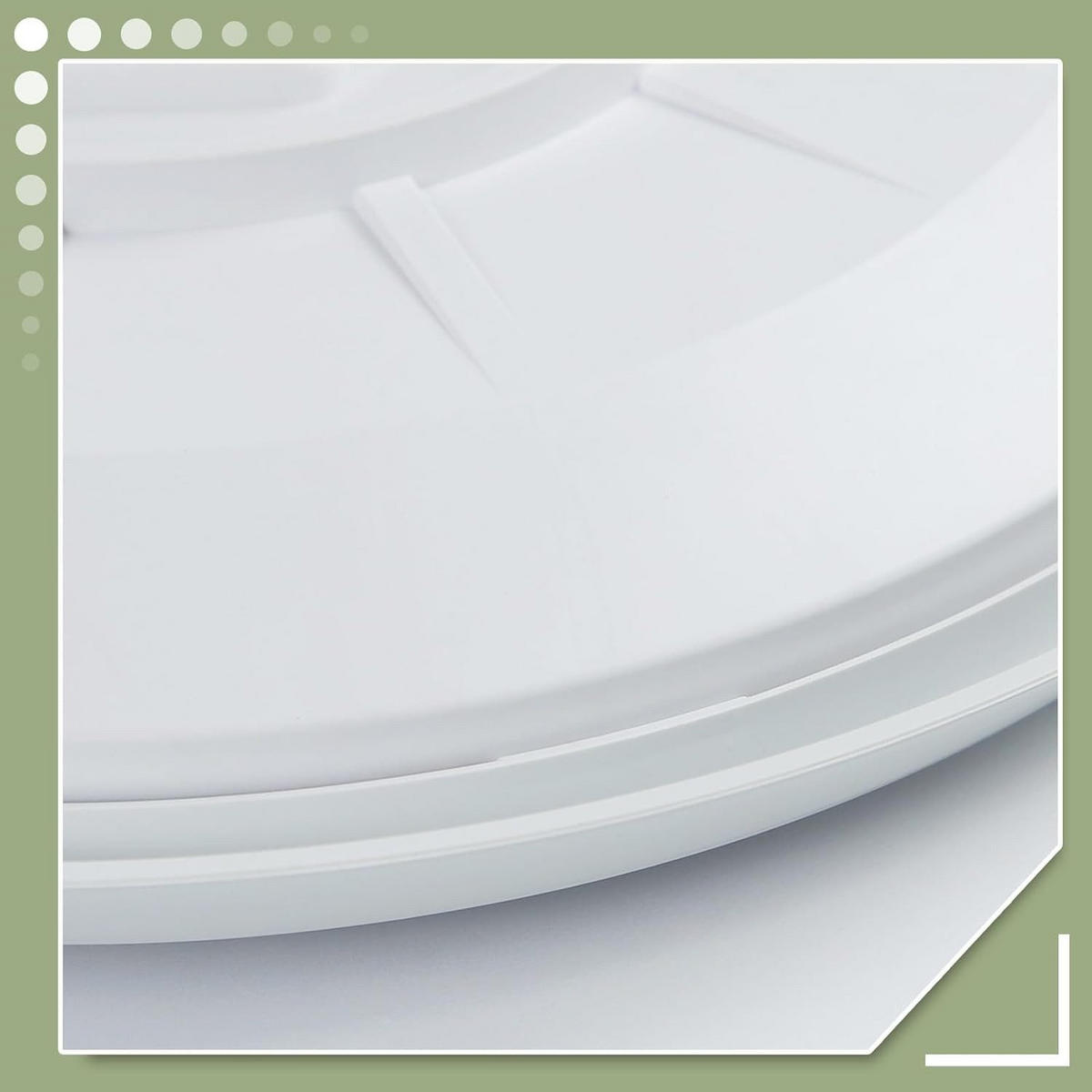 LED-DECKENLEUCHTE Frisbee 30 cm - Weiß, Kunststoff (30/30/4cm) - Nettlife
