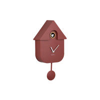 WANDUHR Modern Cuckoo 8.5/21.5/41 cm - Grün, Kunststoff (21.5/41/8.5cm) - Karlsson