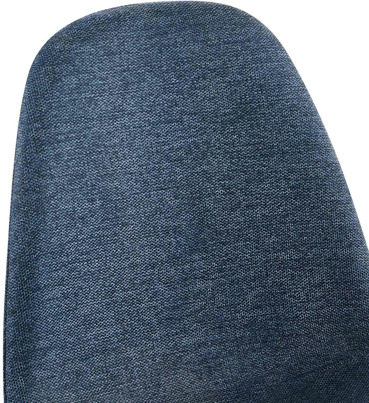 STUHL Stoff Dunkelblau - Schwarz/Dunkelblau, Textil/Metall (44/88/51cm) - CLP