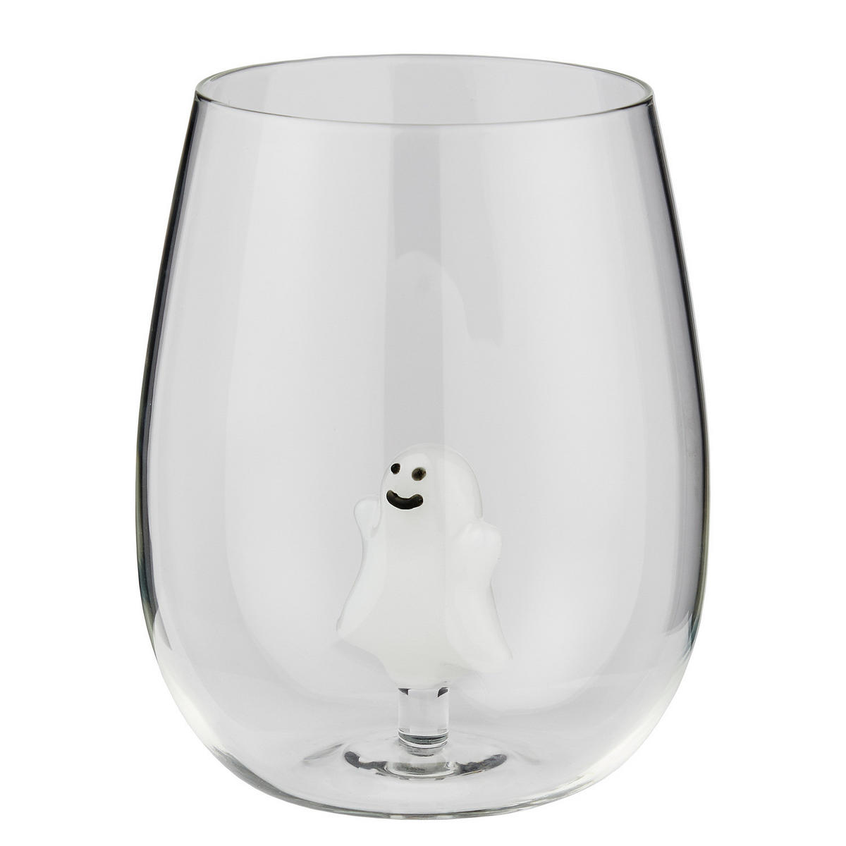 TRINKGLAS Merry & Joy Gespenst 450ml - Transparent, Glas (0.45L) - Butlers