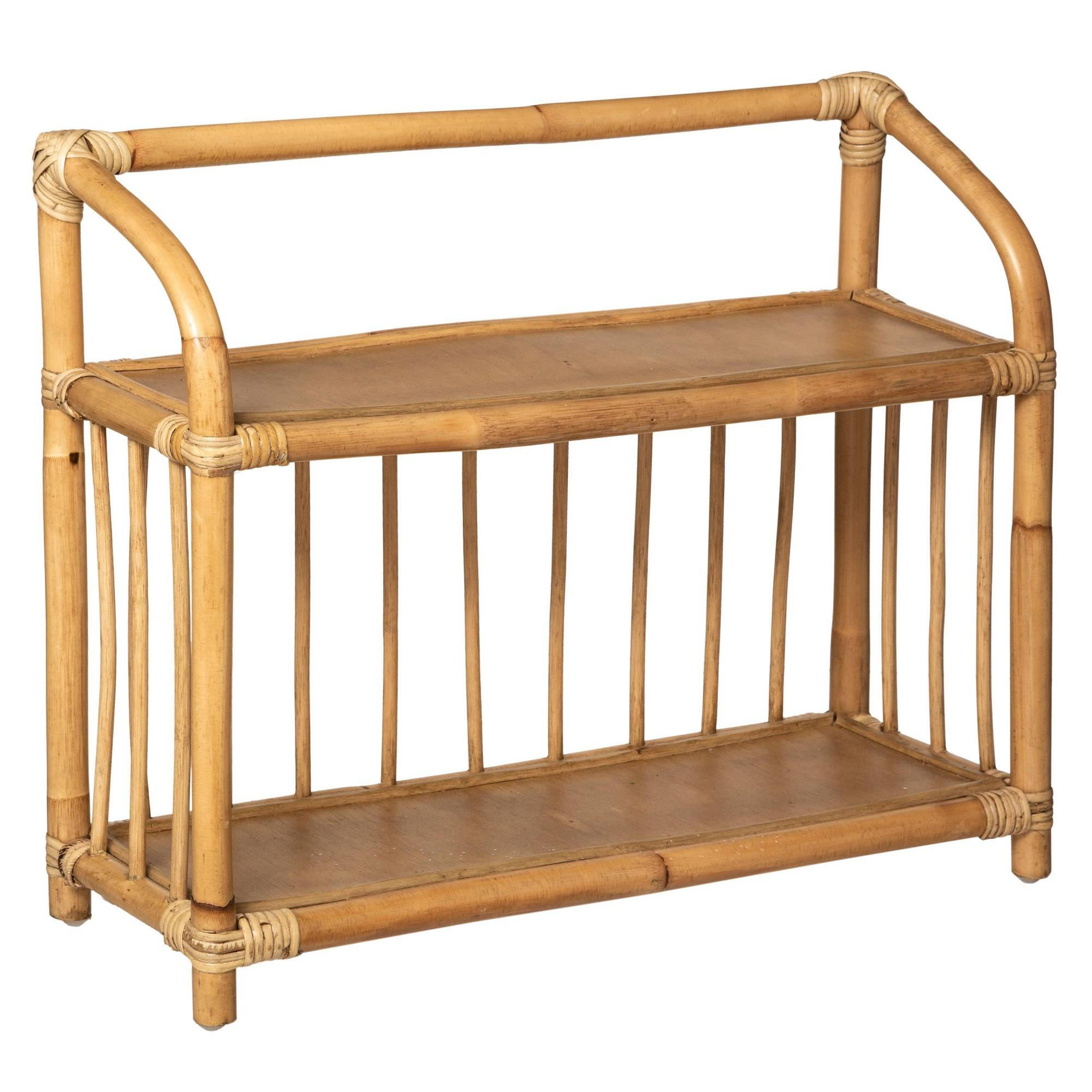 KINDERREGAL Rattan 60/20/50 cm - Braun, Naturmaterialien (20/50/60cm) - Atmosphera for kids