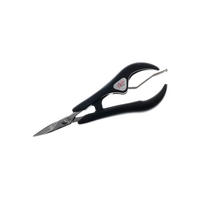 NAGELSCHERE EDELSTAHL SS-201, 12.3 cm - Silberfarben/Schwarz, Metall (4.5/1.2/12.3cm) - Seki EDGE