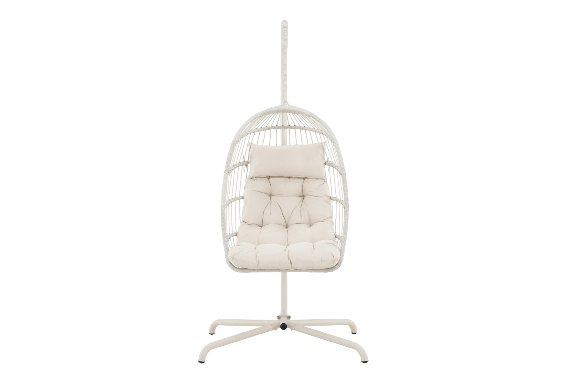 HÄNGESESSEL TREZZA Beige 75x70x198 cm - Beige, Metall (75/198/70cm) - FURNLUX