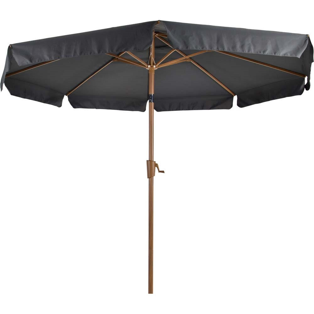 SONNENSCHIRM ZUM AUFKLAPPEN Libra - Grau - 300/300/ cm - Grau, Textil (300/300cm) - Lesli Living
