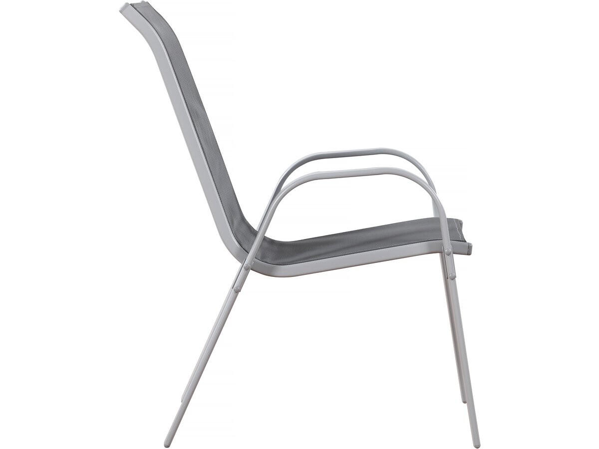 GARTENSESSEL cordoba Grau - Dunkelgrau, Metall (75/92/53cm) - Habitat Garten