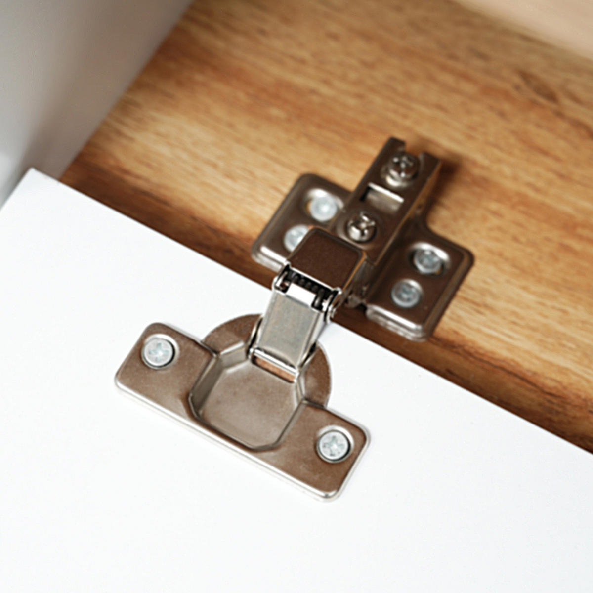 LOWBOARD in Weiß mit Fächern und Türen für Wohnzimmer, B175/T37/H51cm - Naturfarben/Weiß, Holzwerkstoff/Metall (175/51/37cm) - STILVORA