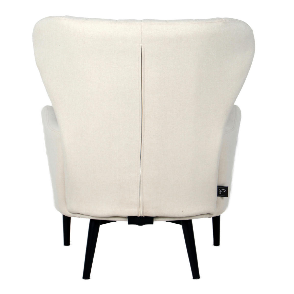 OHRENSESSEL Arthur Stoff - Creme, Textil (76/89/78cm) - SVITA