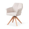 ARMLEHNSTUHL DAISY Creme - Creme, Holz/Textil (63/83/64cm) - B&D Home