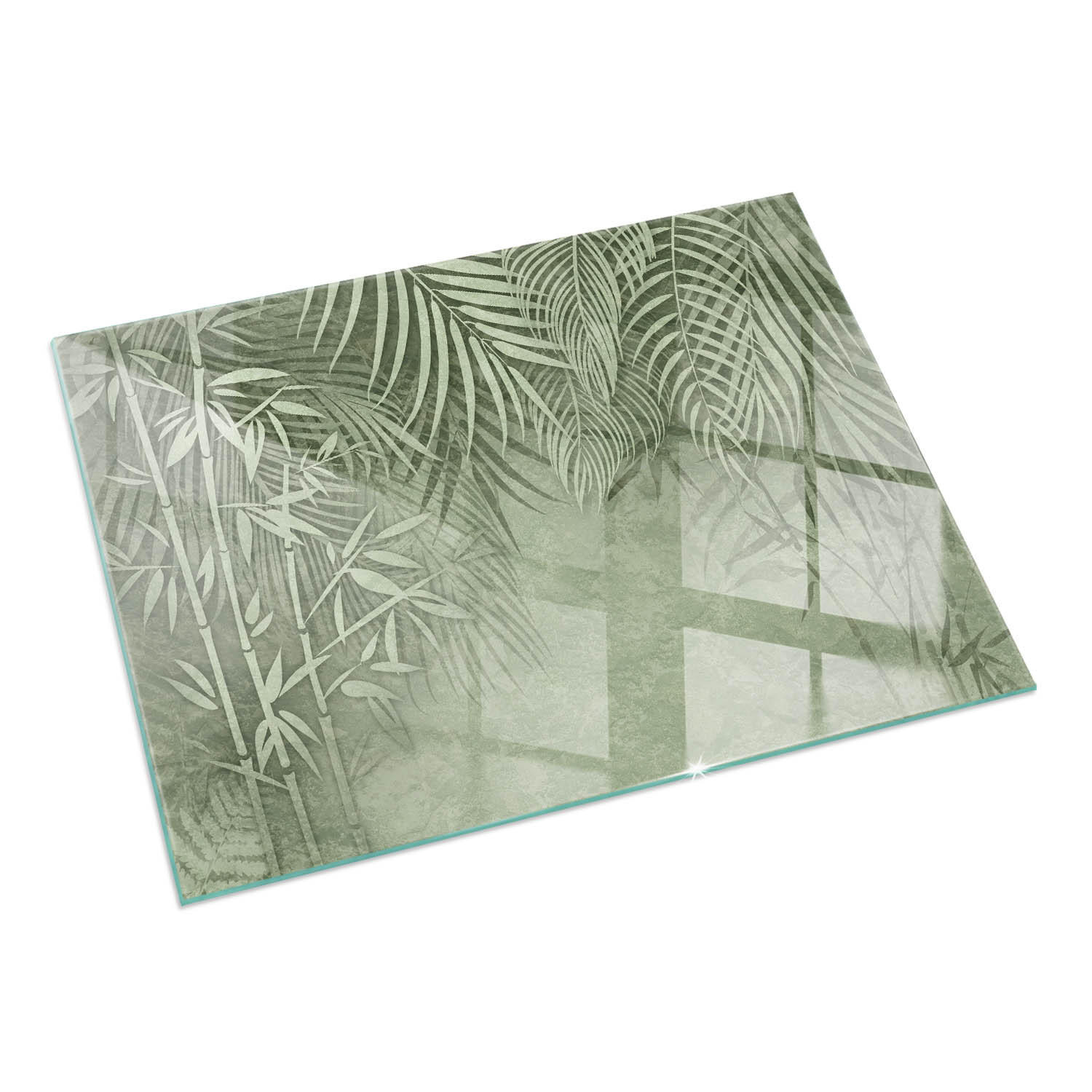 ArtPrintCave Glasplatte Grün 120x80x0.4 cm