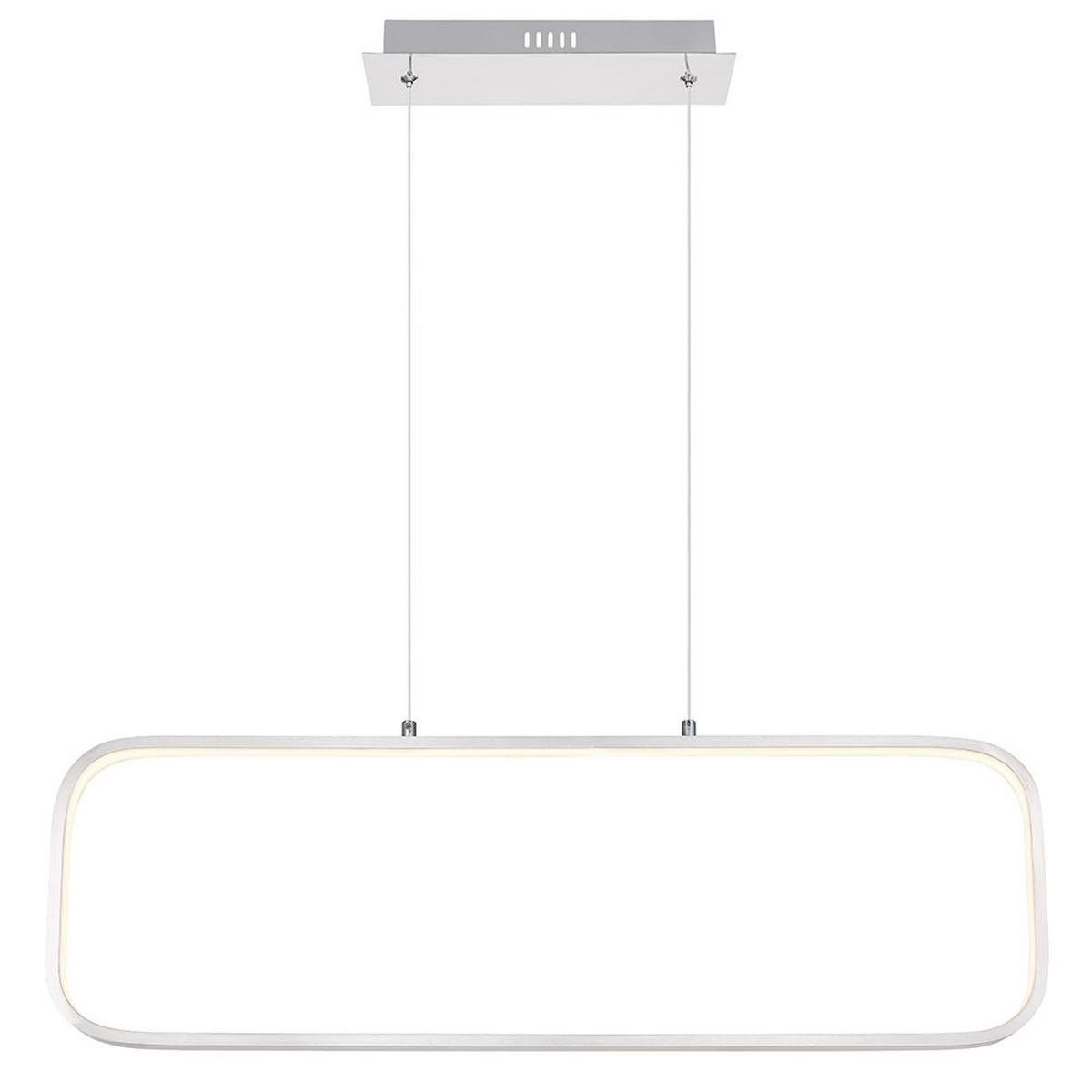 LED HÄNGELEUCHTE SILLA Metall Silber - Silberfarben, Metall (80/10/120cm) - Globo Lighting