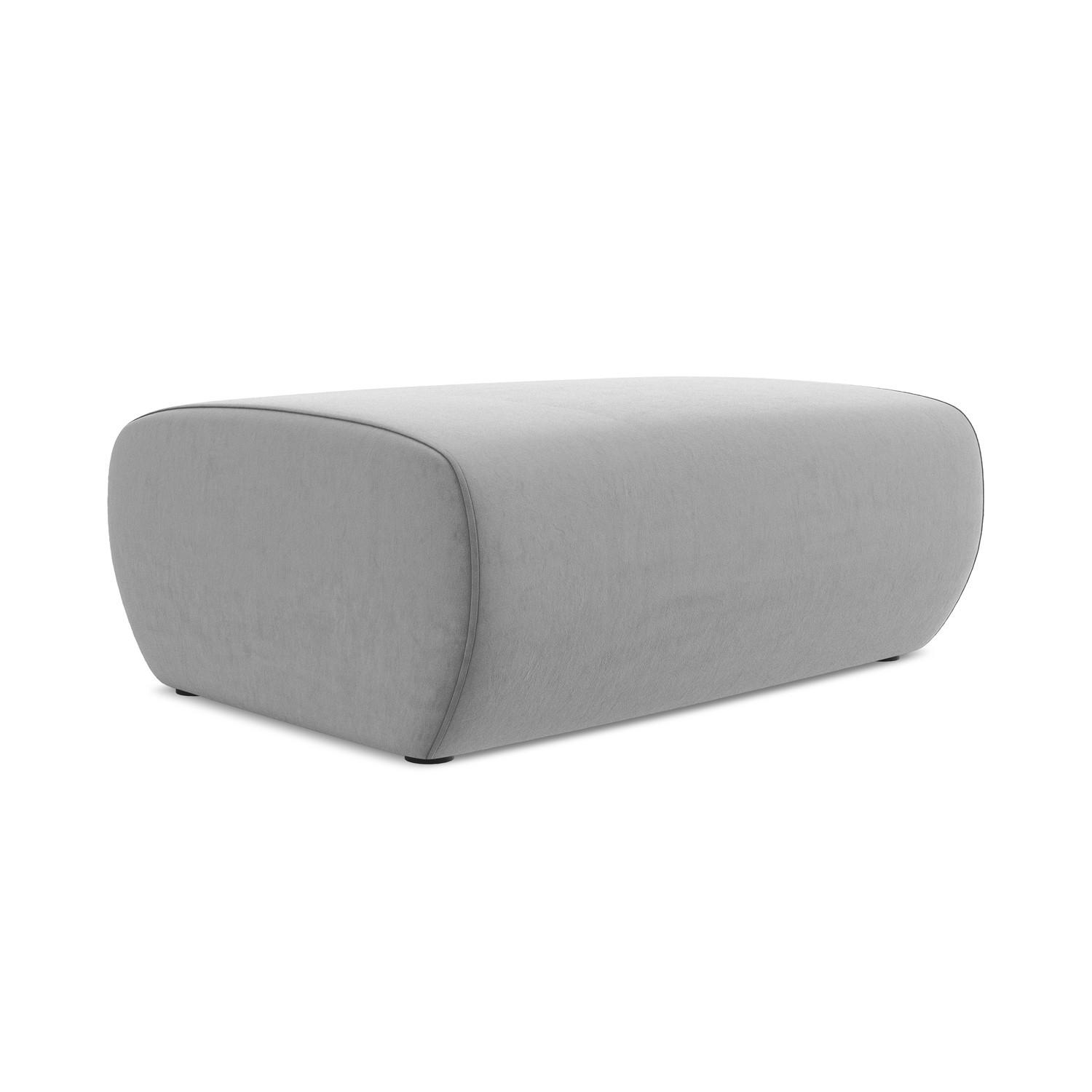 LaMiaSofa Pouf Grau 102x40x62 cm
