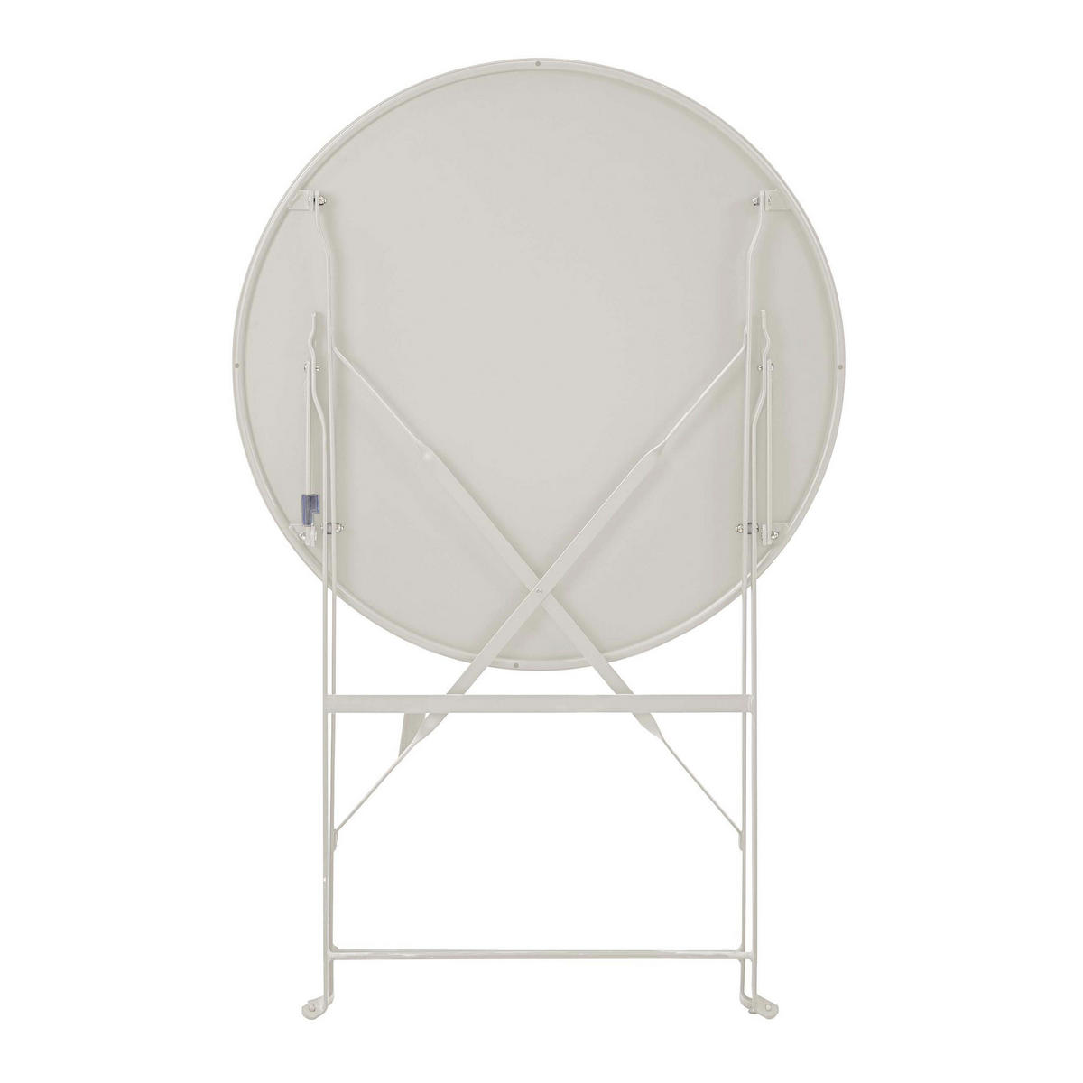 GARTENTISCH klappbar, Beige - Beige, Metall (60/60/72cm) - Oviala