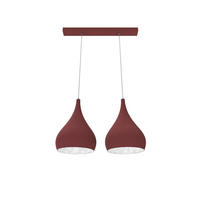 HÄNGELEUCHTE - Samtahornfarben, Metall (55/25/55cm) - Lumicom