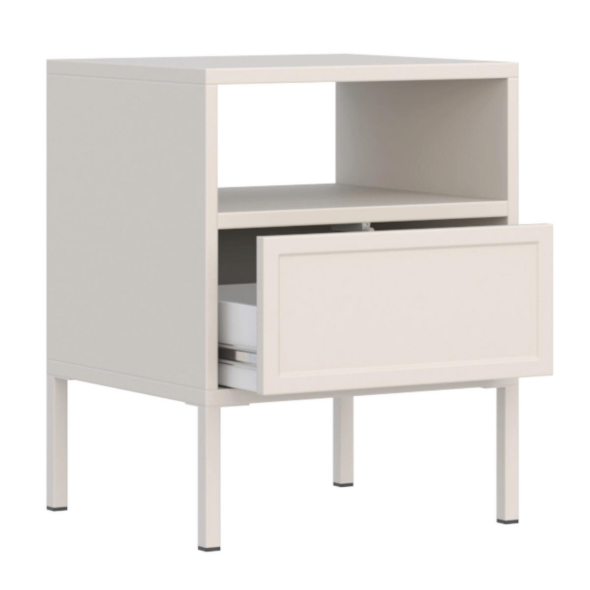 NACHTTISCH VELVETO cachemire 50 cm - Kaschmir, Holzwerkstoff/Metall (45/54/40cm) - Selsey