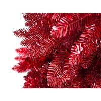 WEIHNACHTSBAUM künstlicher SID 180 cm, rot;pink;orange, 2D, 729 Zweige, inkl. Metallständer - Pink/Rot, Kunststoff/Metall (81/180cm) - LAALU