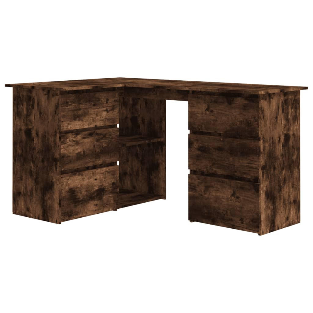 vidaXL Eckschreibtisch Sonoma Eiche 100x76x145 cm