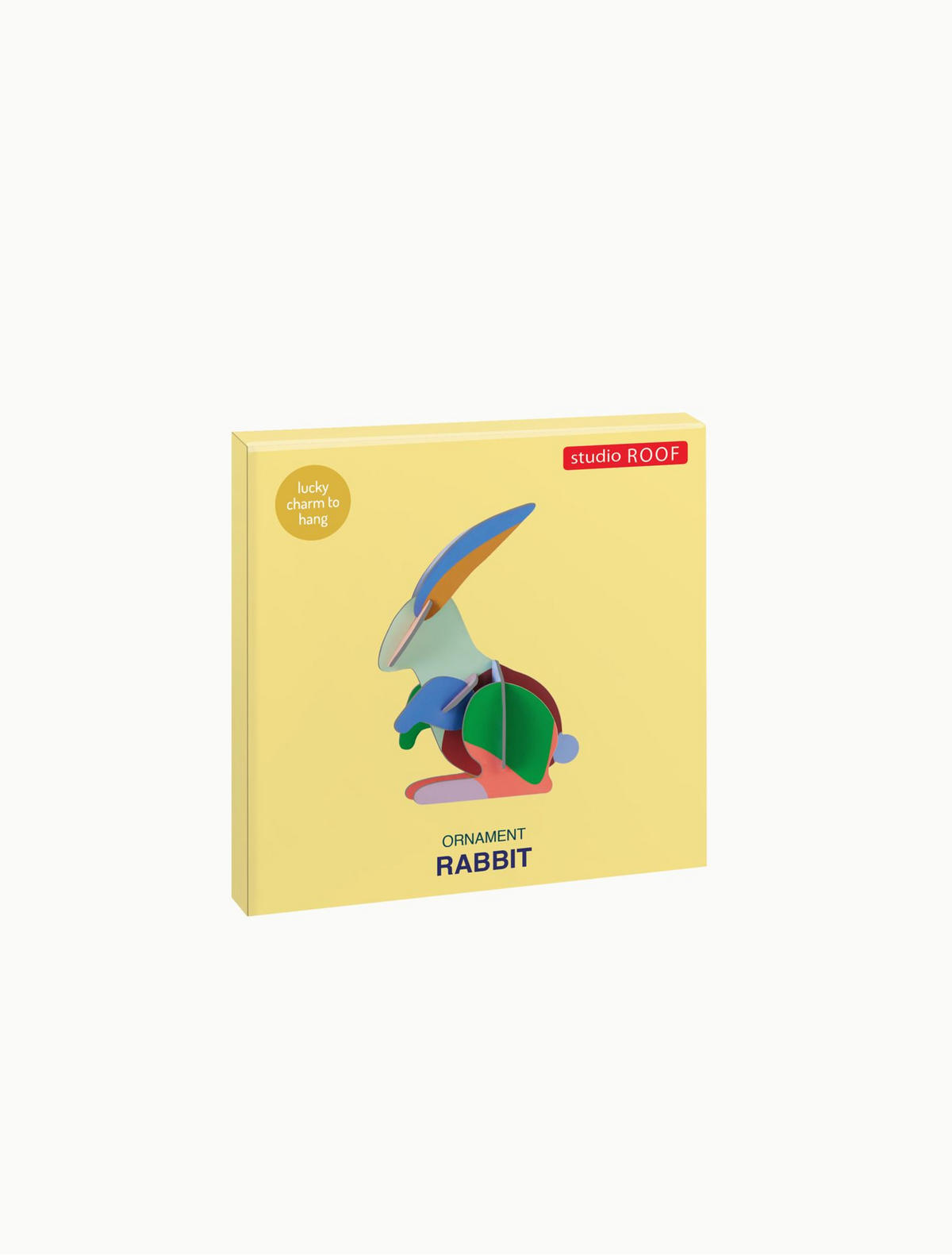 DEKOFIGUR Mobil Kaninchen 4/10.3 cm - Multicolor, Wellpappe (4/10.3/7cm) - KUNSTLOFT
