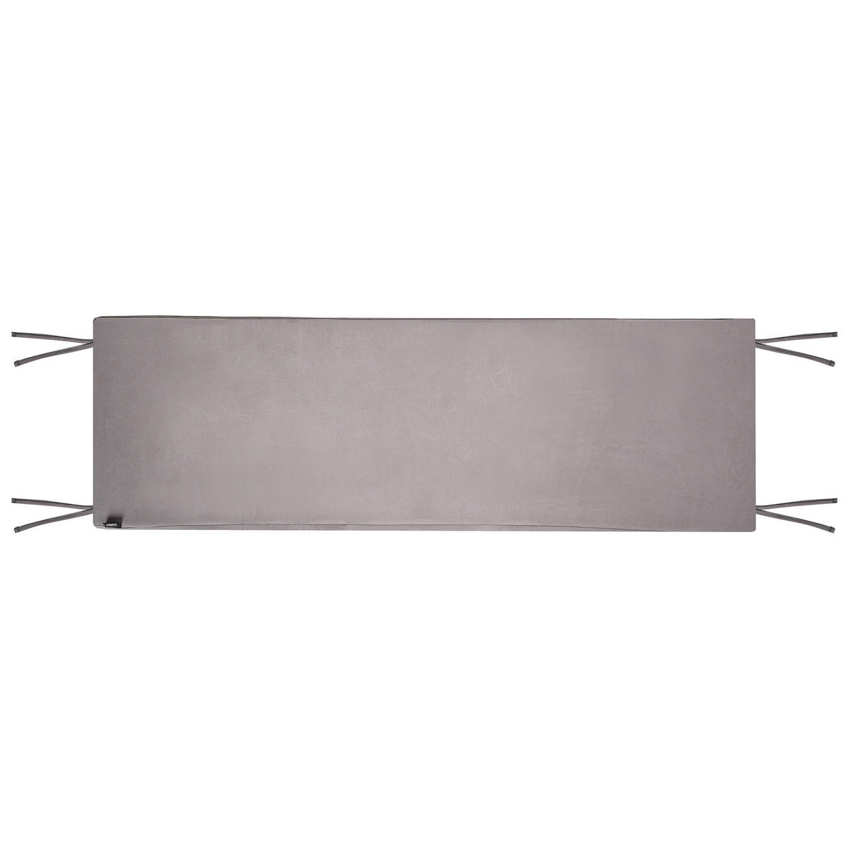ZAHRADNÍ LAVICE s podložkou 160 cm s úložným prostorem Akáciové dřevo Šedá Sovana - tmavě šedá/hnědá, dřevo (160/91/60cm) - Beliani