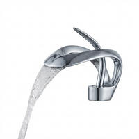 BADEZIMMERARMATUR, hochwertiges Design, 15 x 13 cm, silber - Silberfarben, Metall (25/10/20cm) - Vallsero
